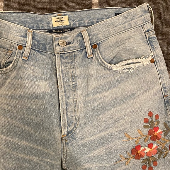 Citizens of Humanity Jeans with Embroidery - Picture 2 of 10
